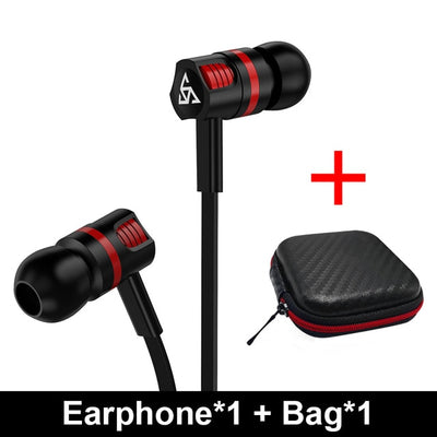 Professional Earphone Super Bass Headset with Microphone